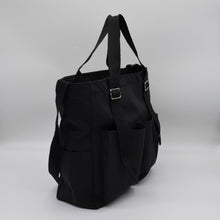 Load image into Gallery viewer, Nylon Multifunctional Tote Bag Black
