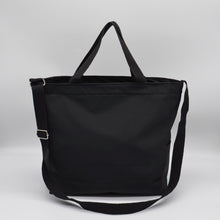 Load image into Gallery viewer, Nylon Multifunctional Tote Bag Black
