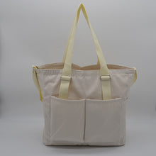 Load image into Gallery viewer, Nylon Multifunctional Tote Bag Ivory
