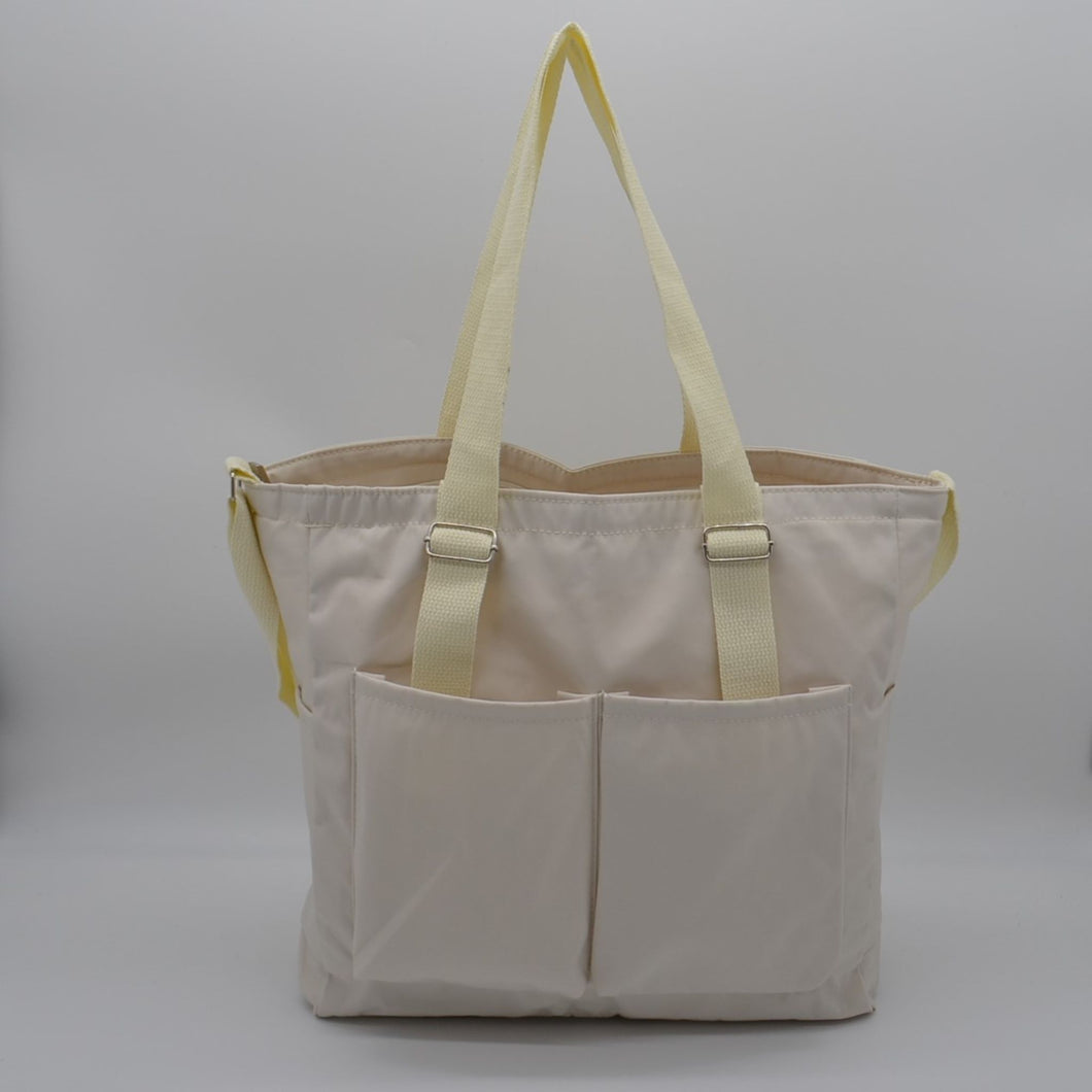 Nylon Multifunctional Tote Bag Ivory